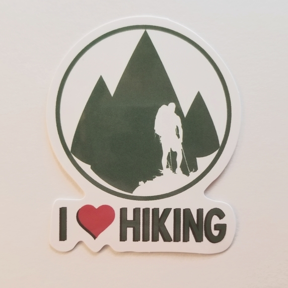 10/$10 I ❤ Hiking Sticker - Picture 1 of 1